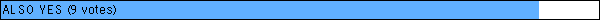 ALSO YES
 (9 votes)