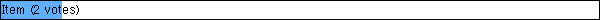 Item (2 votes)