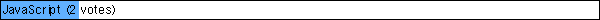 JavaScript (2 votes)