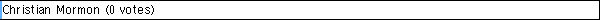 Christian Mormon (0 votes)